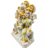 PAYSTORE Resin Shiv Family Idol ( 15 cm )