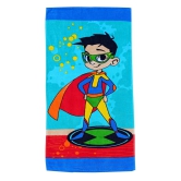 Mandhania Cotton Cartoon Printed Kid's Bath Towels (Multicolour) - Pack of 2