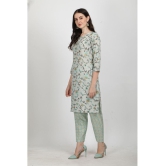 Berrylicious - Grey Straight Cotton Women's Stitched Salwar Suit ( Pack of 1 ) - None