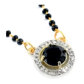 Jewar Mandi - Black Mangalsutra Set ( Pack of 1 ) - Black