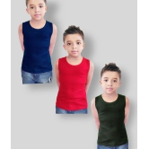 HAP Boys Multicolor Cotton Vest / Tank Top / Pack Of 3 - None