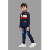 DKGF Fashion - Blue Cotton Blend Boys Shirt & Jeans ( Pack of 1 ) - None