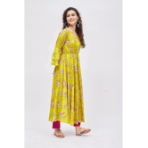 Tissu - Green Rayon Womens Anarkali Kurti ( Pack of 1 ) - None