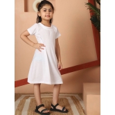 MINI & MING Round Neck Short Sleeves Cotton A-Line Dress