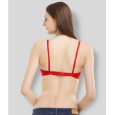 Madam - Red Cotton Non - Padded Womens T-Shirt Bra ( Pack of 1 ) - 36B