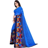 LEELAVATI - Multicolor Georgette Saree With Blouse Piece ( Pack of 1 ) - Multicolor