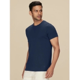 XYXX Cotton Regular Fit Solid Half Sleeves Mens T-Shirt - Navy ( Pack of 1 ) - None