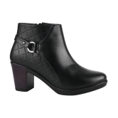 Shoetopia Black Women''s Ankle Length Boots - None