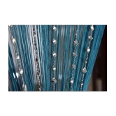 ENTICE Single Door Beaded String Curtain - Blue