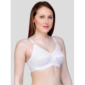 TCG - White Cotton Non Padded Womens Everyday Bra ( Pack of 6 ) - None