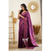 Engagement Wear Magenta Color Jacquard Silk Saree