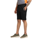 Solid Men Black Cargo Shorts, Gym Shorts