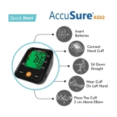 AccuSure Blood Pressure Monitor Automatic Digital Display And Adjustable Arm-Cuff - 2 Years Warranty