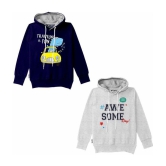 NammaBaby - Multicolor Cotton Blend Boys Sweatshirt ( Pack of 2 ) - None