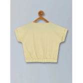 PLUM TREE Yellow Cotton Girls Top With Shorts ( Pack of 2 ) - None