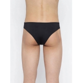 La Intimo Black Polyester Mens Briefs ( Pack of 1 ) - None