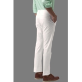 HALOGEN - White Cotton Lycra Skinny - Fit Men''s Chinos ( Pack of 1 ) - None