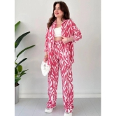 gufrina Pink Printed Pant Top Set - None