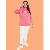 AUSTIVO Fleece Pink Hooded Sweatshirt - None