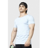 Fuaark Sky Blue Cotton Slim Fit Mens Sports T-Shirt ( Pack of 1 ) - None