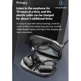 VEhop Ear Hook Bluetooth True Wireless (TWS) In Ear 30 Hours Playback Comfirtable in ear fit IPX4(Splash & Sweat Proof) Black