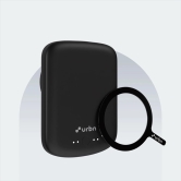 5000 mAh Compact MagTag Wireless Power Bank-Black