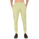 Uzarus Green Cotton Plain Joggers - 2XL