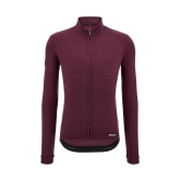 Santini Impetus Long Sleeve Jersey-L / Burgundy