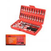 Simo-46 in 1 Pcs Tool Kit & Screwdriver and Socket Set Multi Purpose Combination Tool Case Precision Socket Set