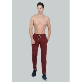 LEEBONEE - Maroon Polyester Men's Trackpants ( Pack of 1 ) - None