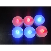 G 99 MART Battery Operated Multi color LED Candle Tealight Diya Decorative Lights for HomePACK OF 6