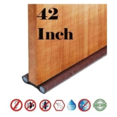 Excent Door Bottom Sealing Strip Guard For Door (Size-42 inch) (Pack of 4 ) (Brown) Door Seal