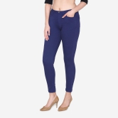 Women's Cotton Stretchable Jeggings - Ink Blue Ink Blue XXL