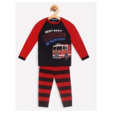 Lazy Shark Boys Nightwear Tshirt & Pyajama Set - None