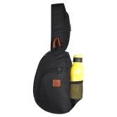 Fly Fashion Black 6 Ltrs Backpack