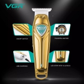 VGR V-911 Hair Trimmer For Men-Gold