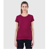 ferocious - Maroon Cotton Regular Fit Women's T-Shirt ( Pack of 1 ) - None