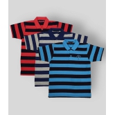 NEUVIN - Multicolor Cotton Boys Polo T-Shirt ( Pack of 3 ) - None