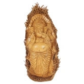 Hand-carved Bamboo Root Idol - Ganesha-Medium - 10 inches