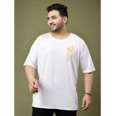 Rigo Cotton Oversized Fit Printed Half Sleeves Mens T-Shirt - Off White ( Pack of 1 ) - None