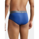 Jockey IC27 Men Tactel Microfiber Elastane Solid Brief with Moisture Move Properties - Royal Blue - None