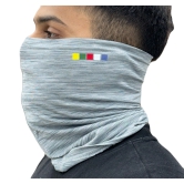 Kaza Buff - Neck Warmer: High-Stretch Neck, Ear, and Head Cover for Winter Sports and Outdoor Adventures (Colour - Grey) by Total Sporting And Fitness Solutions Pvt Ltd