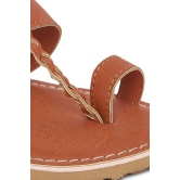 Boy Brown Braid Kohlapuri Sandal 26