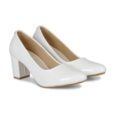 Saheb - White Women's Pumps Heels - None