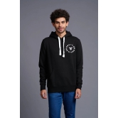 Devil Printed Black Hoodie for Men L