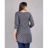 JC4U - Grey Rayon Womens Straight Kurti ( Pack of 1 ) - None