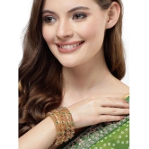 Sukkhi Red Bangle Set ( Pack of 4 ) - None