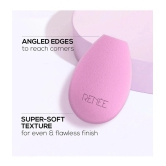 RENEE Makeup Superblender 1pc, Angled Edge Sponge For Effortless Application of Dry & Wet products,