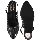 Shoetopia - Black Women''s Sandal Heels - None