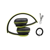 UGPro UGP-47 Dual Mode 3.5 mm Bluetooth Headphone Over Ear 6 Hours Playback Adjustable length IPX4(Splash & Sweat Proof) Green